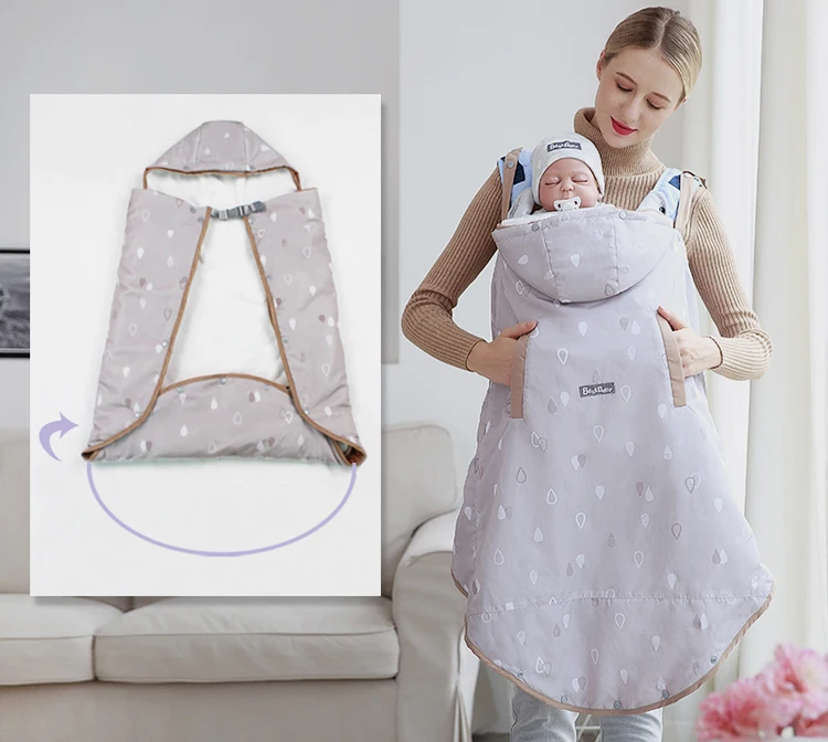 Baby-Stroller-Accessories-Baby-Carrier-Cover-Coat-Hooded-Winter-Cloak-Cape-Detachable-Liner-Blanket-for-Infant-Sling-Buggy-Pram-010
