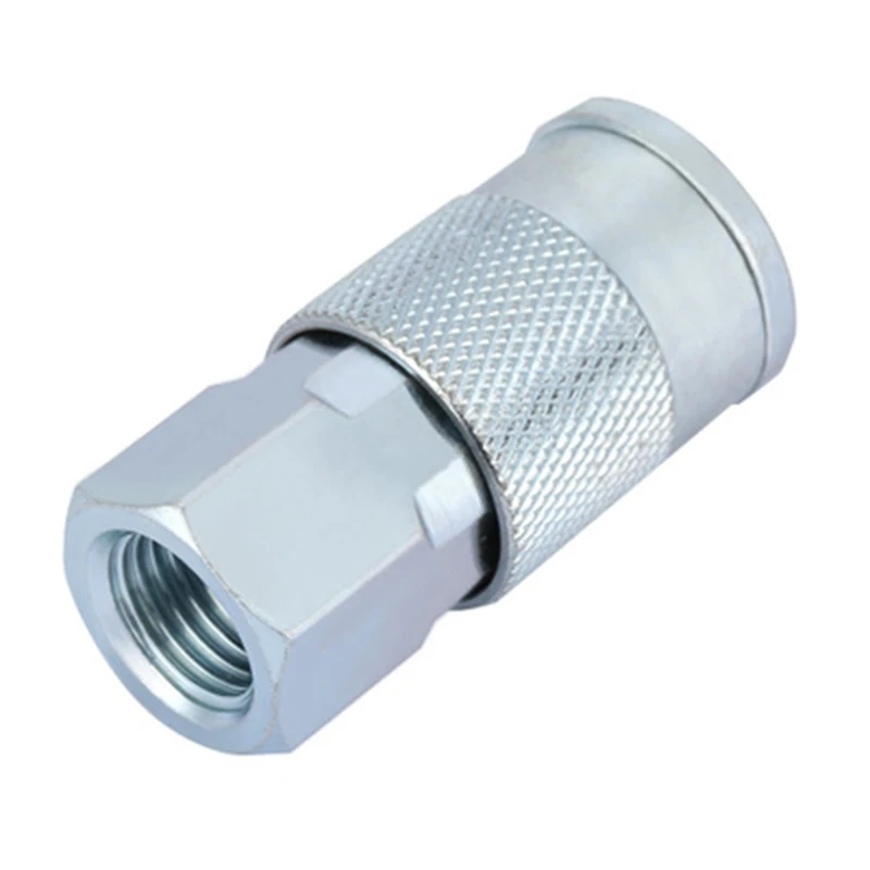 

Euro Air Line Hose Compressor Connector Quick Couplers Set Male/Female 1/4" NPT Pneumatic For Hardware Accessories