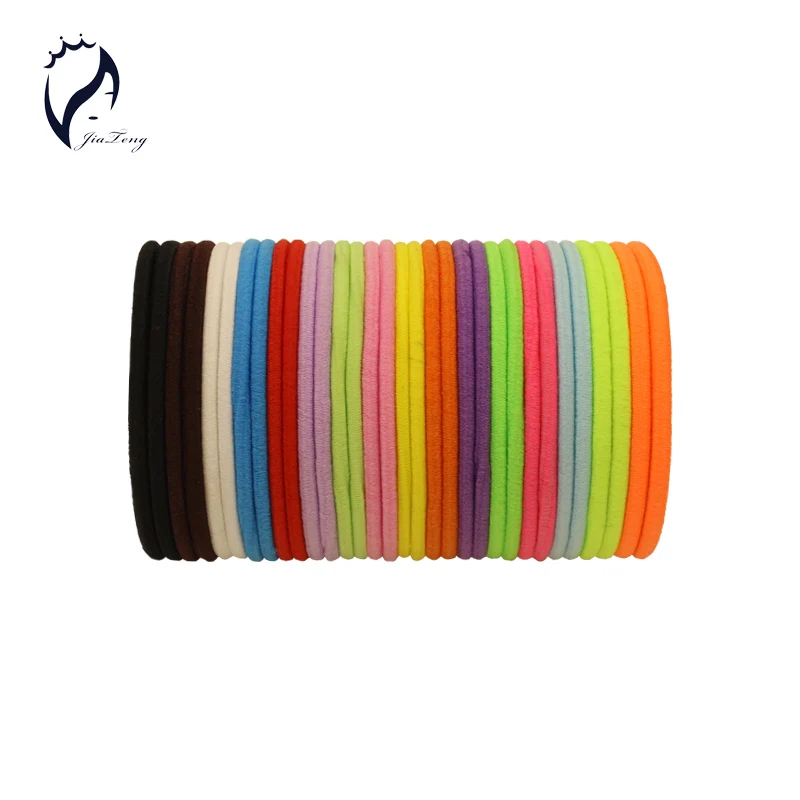 

50pcs/lot 50mm Kids Girls Women Gum For Hair Accessories Para El Pelo Hair Holders Thicker Rubber Bands Elastics Accessories