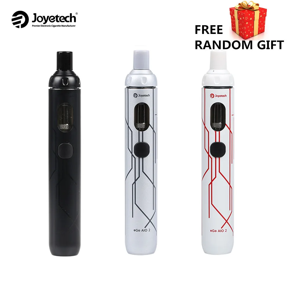 

Original Joyetech eGo AIO Kit 10th Anniversary Edition all in one eGo AIO Biult in battery BF SS316 0.6ohm MTL Core head Vapor
