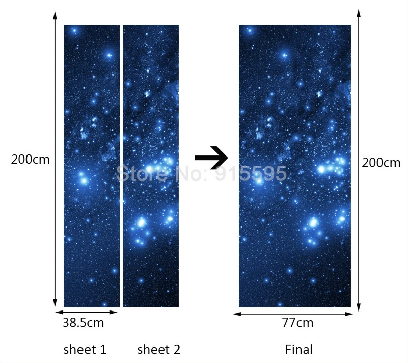 Papel de parede com efeito estereoscópico moderno