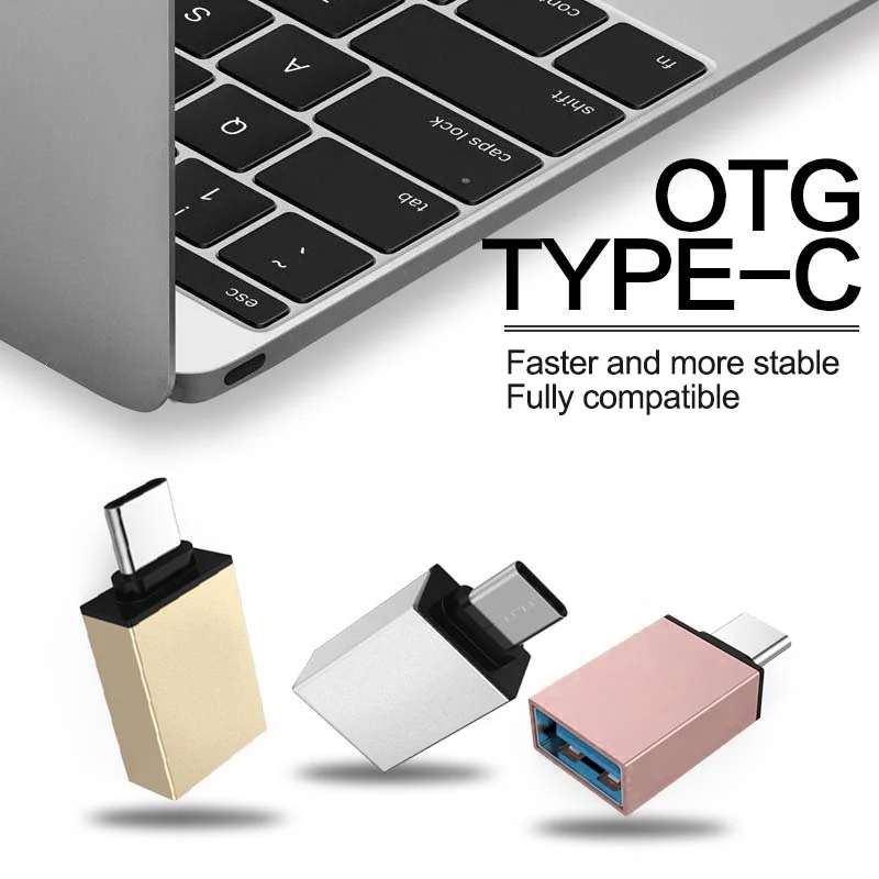 Адаптер usb type C для USB 3,0, адаптер Thunderbolt 3 type-C, OTG кабель для Macbook pro Air, samsung S10, S9, USB C, адаптер OTG