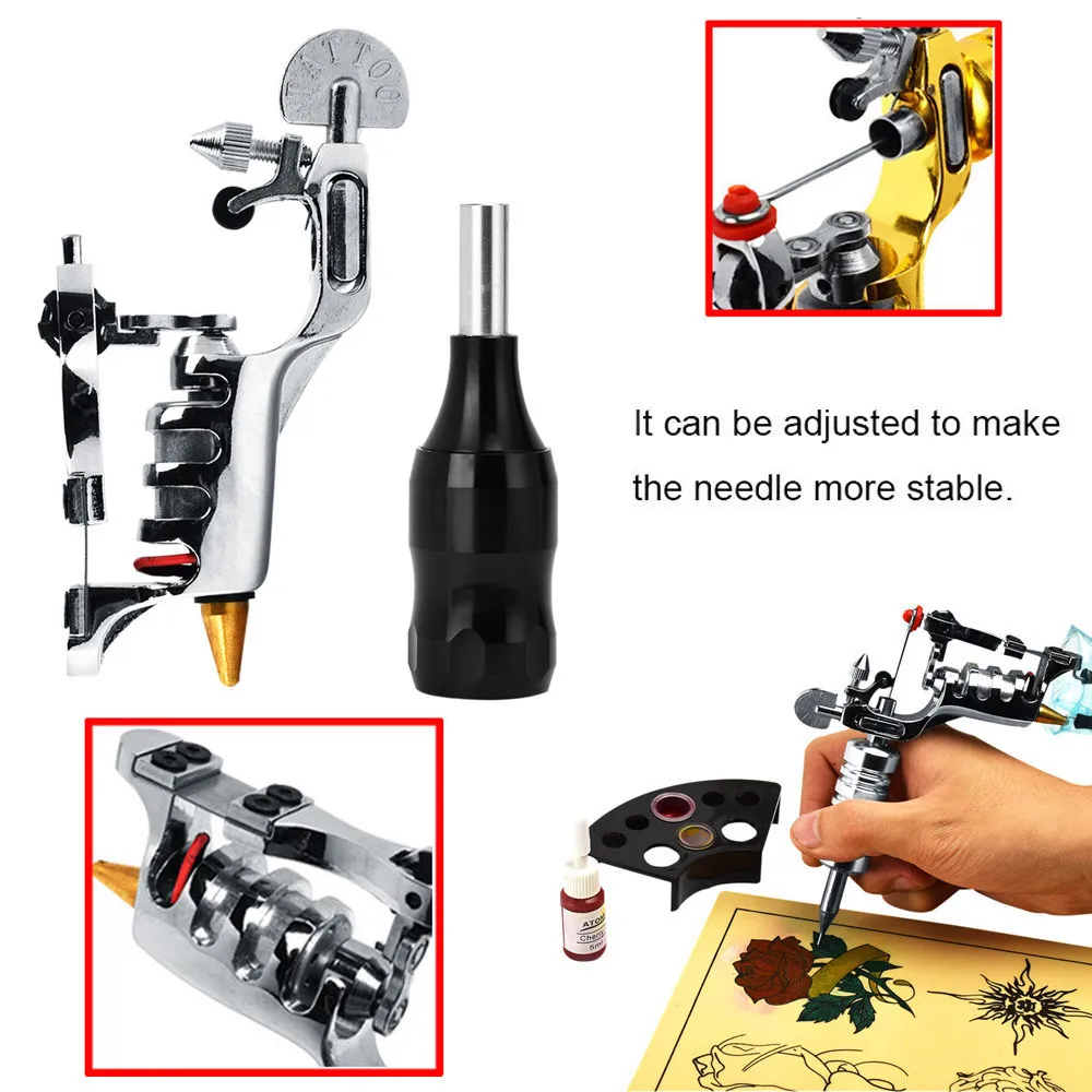 

2018 New Fashion Rotary Tattoo Machine Professional Body Art Rotary Tattoo Handle Motor Machine Shader Equipment Set
