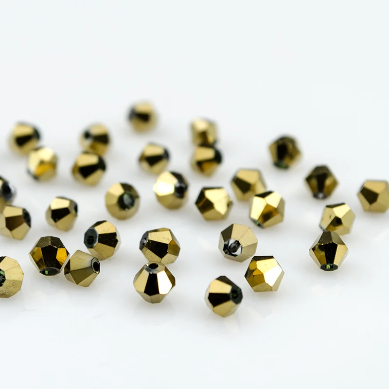 

Bicone Beads 5328/5301 100PCS/LOT 4mm Czech Loose Crystal Beads/Faceted Glass Beads for DIY Jewelry Necklace Bracelet