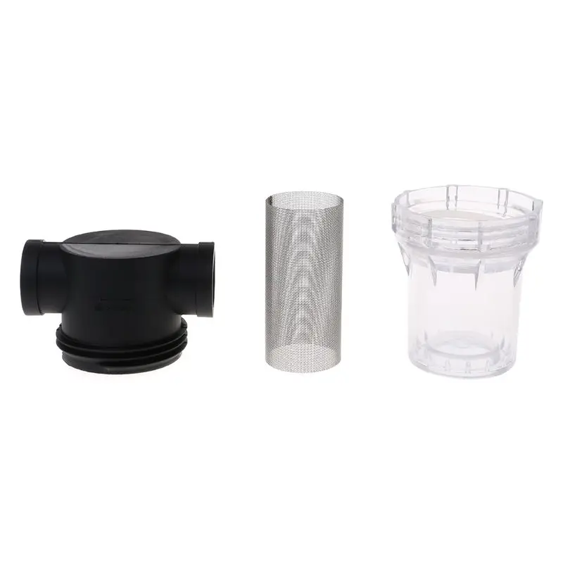 

3/4" Irrigation High Flow Pipeline Filter Garden Pond Inline Mesh Strainer Water Pump Filters