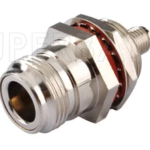 Superbat 5 шт. SMA-N радиочастотный адаптер внутренний разъем SMA к N Jack bulkhead уплотнительное кольцо прямой коаксиальный разъем