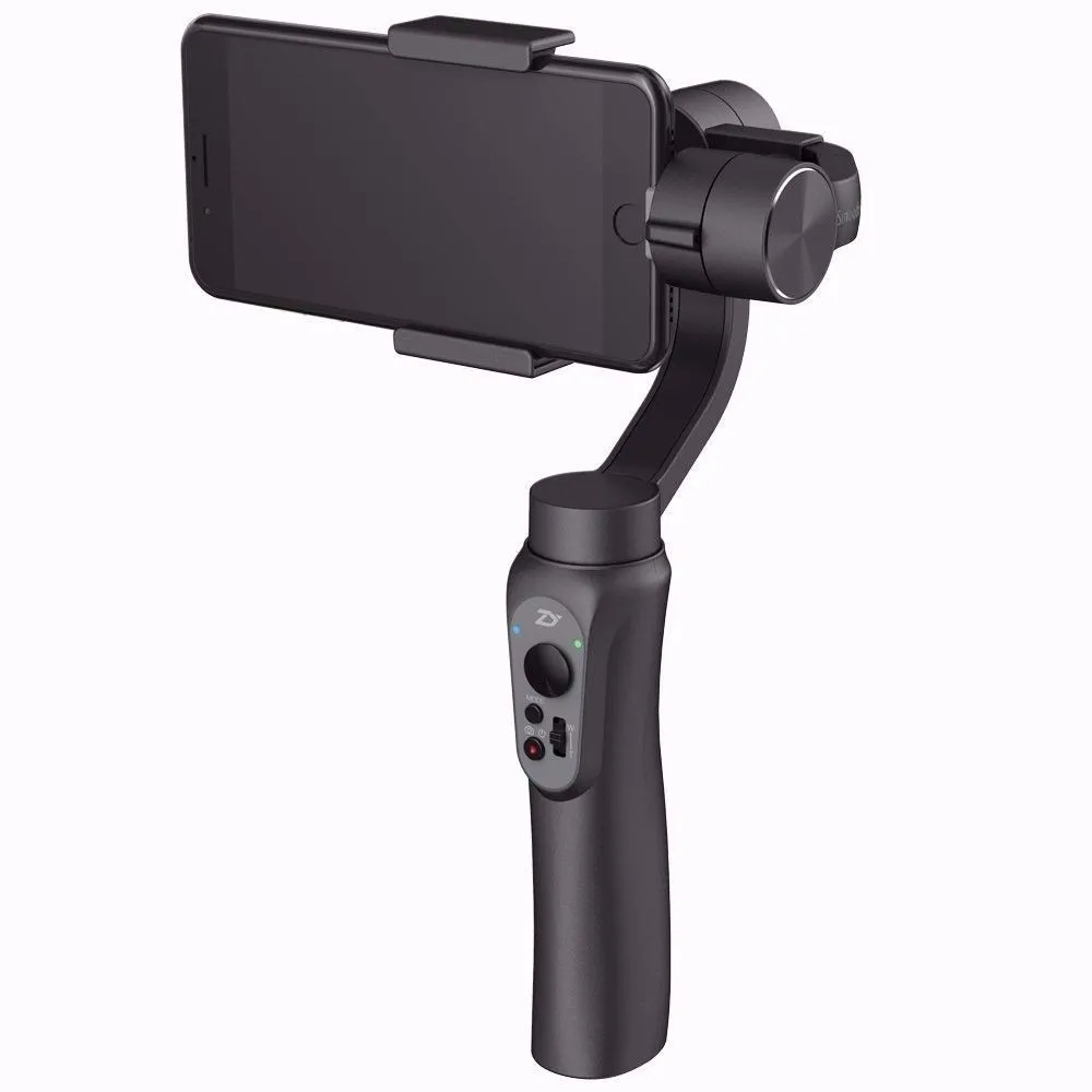 Чжи Юн Zhiyun Smooth 4 3-осевой ручной шарнирный стабилизатор для камеры для iphone HUAWEI Sumsung Gopro - Цвет: smooth Q black