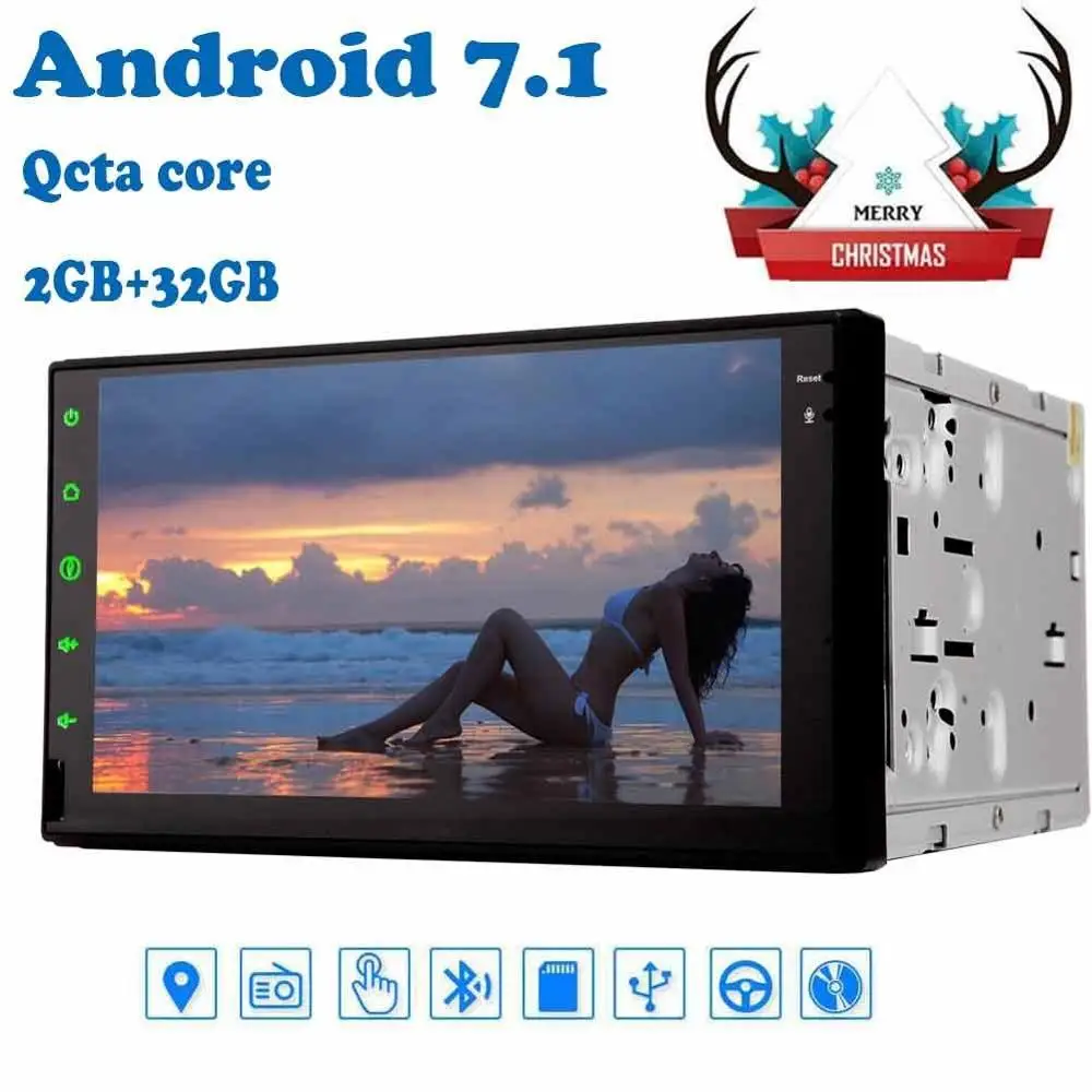 

7"Autoradio Android 7.1 Octa-core no DVD player radio Stereo Headunit 2Din 7" Car GPS Bluetooth,Mirror Link,FM/AM RDS Radio,WIFI