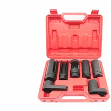 Высокое качество 7 шт. кислородный зондирующий рукав набор датчика, содержащий гнездо воздействия 3/8 1/2 Аллен ключ адаптер корыто пояса