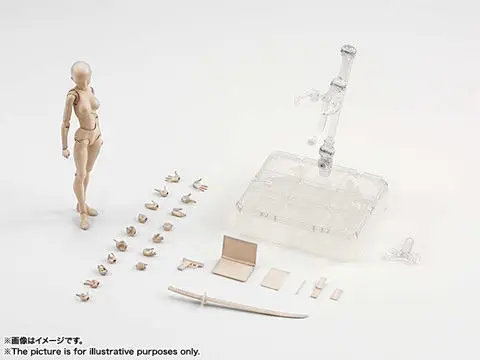 SHF BODY KUN/Боди CHAN BODY-chan body-kun серый цвет Ver. Черная ПВХ фигурка Коллекционная модель игрушки
