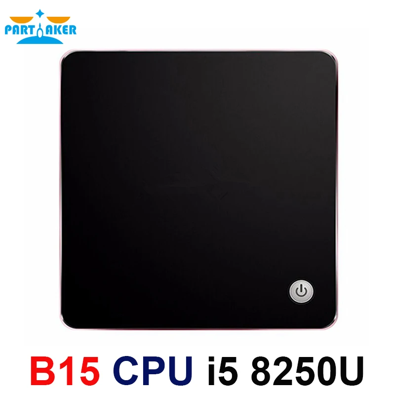

2019 New Partaker Nuc DDR4 8th Gen Intel Quad Core Mini PC Linux Core i5 8250U Win10 AC Wifi 4K HTPC HDMI Mini DP