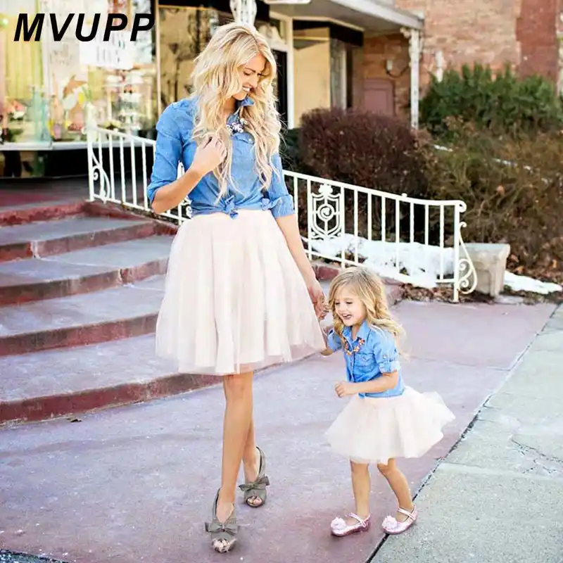 matching outfit baby and mum