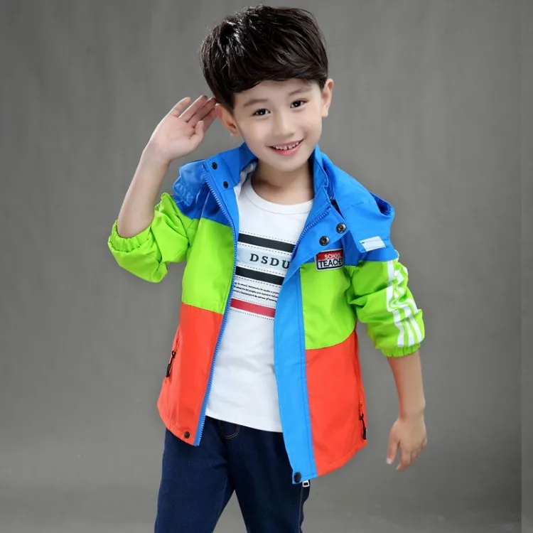 Детская одежда, весенне-осенняя новая куртка для мальчиков, куртка, верхняя одежда, одежда для студентов, походов