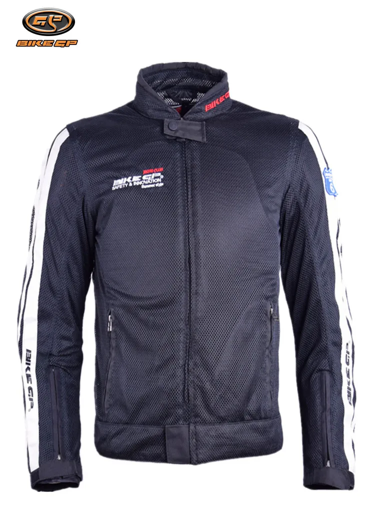 

Bike gp jk-02 motorcycle jacket summer racing clothes waterproof lining mesh breathable send 7 pieces of protection
