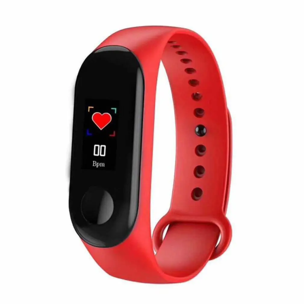 

M3S Color Screen Fitness Tracker IP67 Waterproof Blood Pressure Heart Rate Monitor Smart Bracelet Band Baby Safe Watch