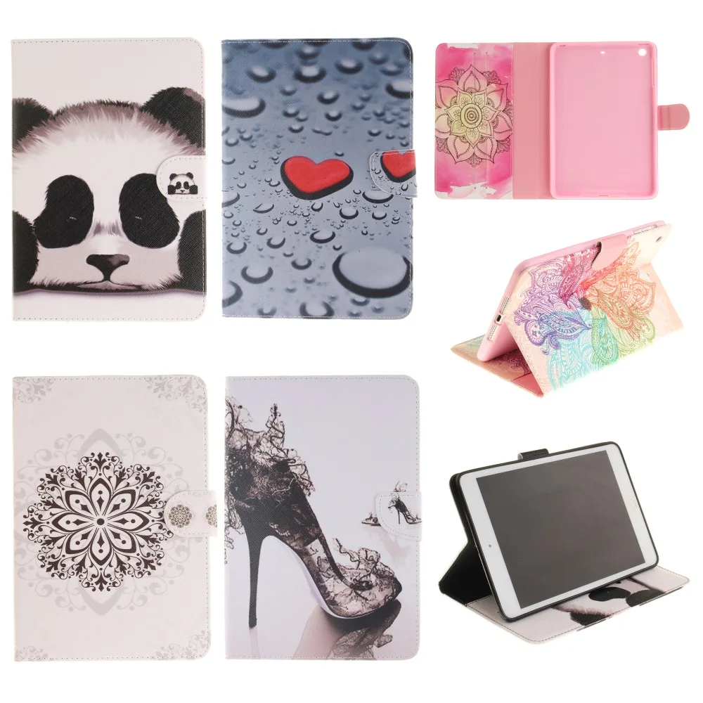Flip Leather Case For iPad mini 4 tablet stand Cover for Apple 7.9&quot cover panda case | Компьютеры и офис