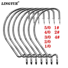 10 шт. Смещенный крючок из углеродистой стали рыболовные крючки джиг Кривошип большой бас крючок свинец джиг голова Кривошип колючий крючок для мягкой рыболовной приманки
