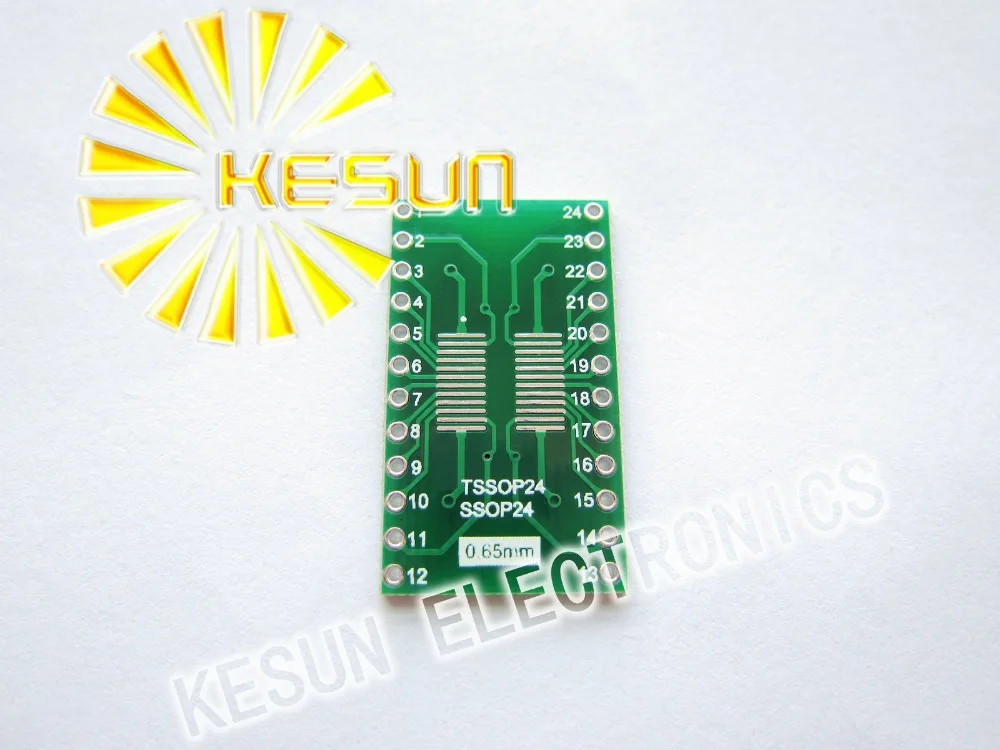 

10PCS SOIC24 TSSOP24 SSOP24 SO24 SOP24 TURN DIP24 IC adapter Socket / Adapter plate PCB Suitable for IC socket Connector