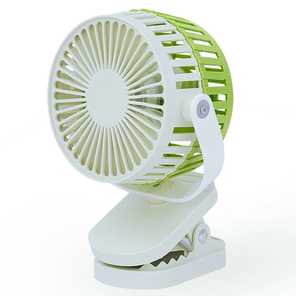 

Portable Mini Clip Fan Portable 360 Degree Rotate Cooler USB Fan Rechargeable Baby Carriage Fan with Adjustable Wind Speed