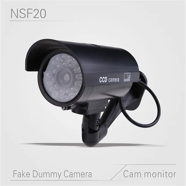 Fake Dummy Home Outdoor Surveillance Security Camera Motion Sensor Fake Dummy Home Outdoor Surveillance Security Camera Motion Sensor Cam Cctv Ir Simulation Light Led Flashing