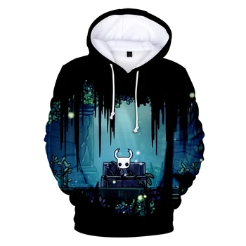 

2019 So Cool Hollow Knight 3D Hoodies Men/Women Autumn Popular Personality Anime Hoodies Harajuku Hollow Knight Men's Sweatshirt