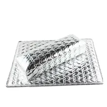 Серебряный профессиональный салон ручной держатель прямоугольник PU кожаный коврик ноготь руки отдых Маникюр Инструменты для ногтей D@ Прямая поставка 816