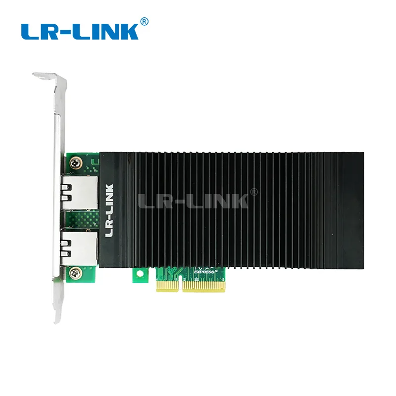 LR-LINK 2003PT Dual Port Gigabit Ethernet RJ45 Industrial Application Use PCI Express Network Card Lan Card Intel I350 Nic