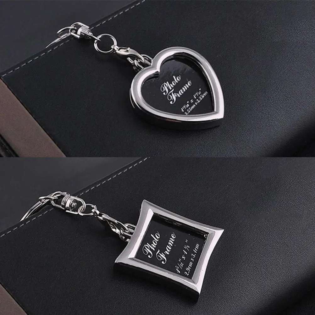 

2017 New Hot Sale Rectangular DIY Insert Photo Picture Frame Custom Keyring Key Ring Keychain Gift