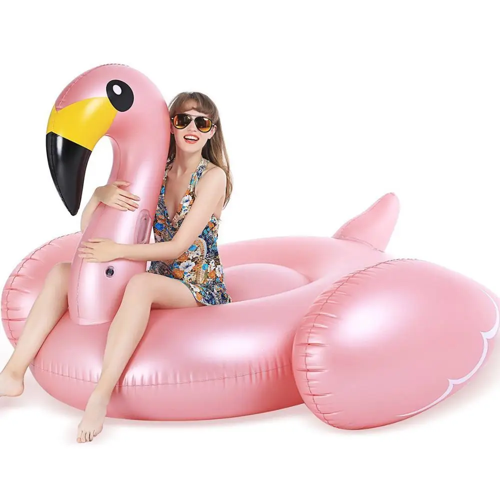 

Giant Inflatable Unicorn Swan Flamingo Floated Row Lie-On Rideable Lounge Raft Toys Kids Adults Summer Beach Party Swimming Pool