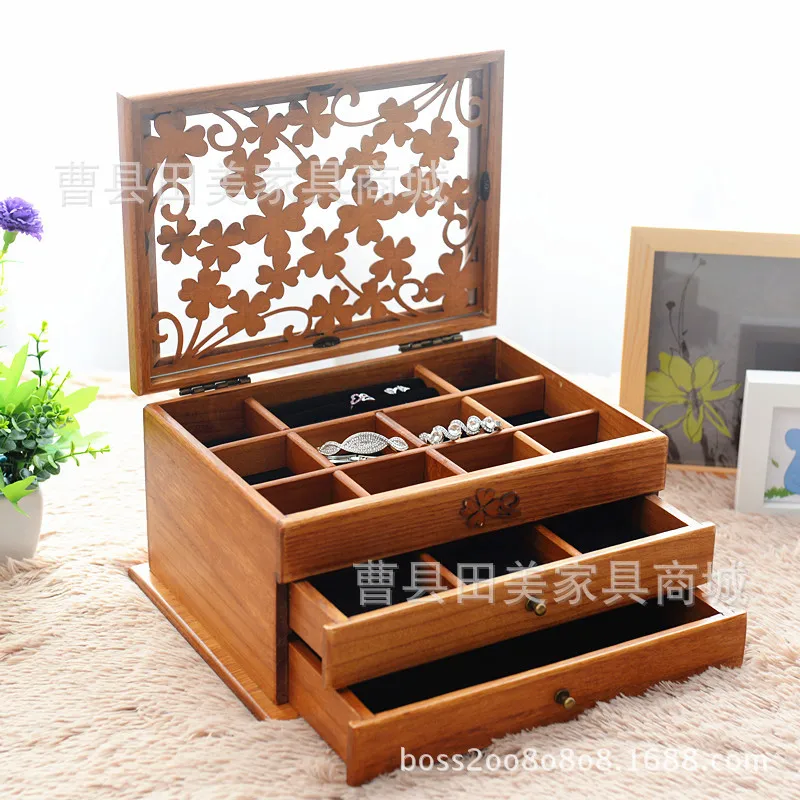 High quality jewelry box jewelry box jewelry box European antique