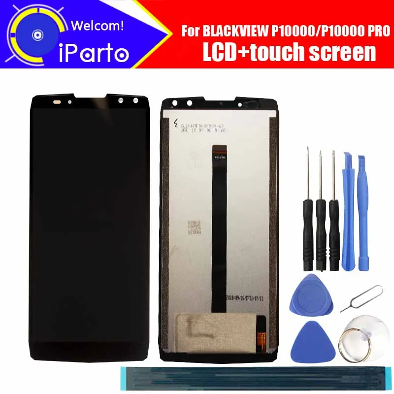 ЖК дисплей 5 99 дюйма BLACKVIEW P10000 с диагональю экрана 100% оригинальный сенсорным