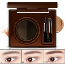 Профессиональный стойкий карандаш для бровей с воздушной подушкой, пигмент для бровей, инструмент для макияжа, карандаш для бровей, коричневый гель для бровей с кисточкой для бровей