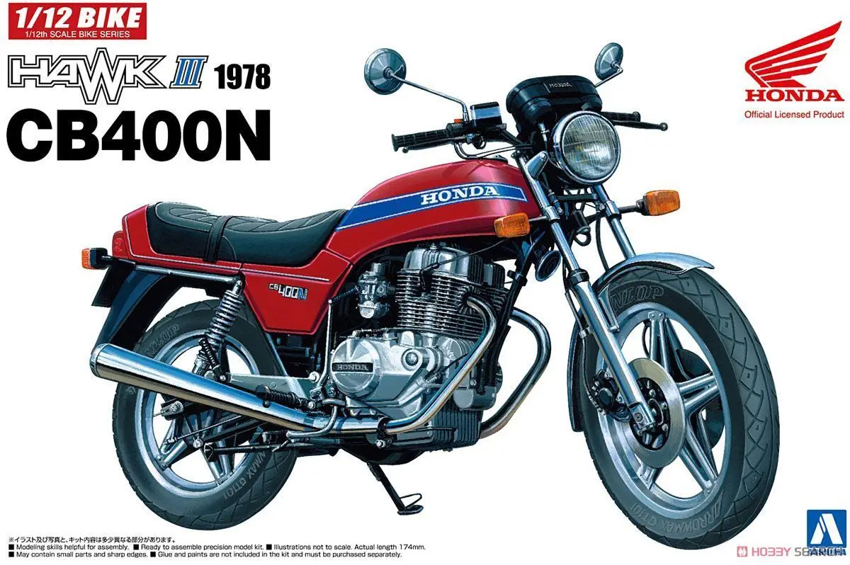 1/12 Honda Hawk III CB400N 1978 05394