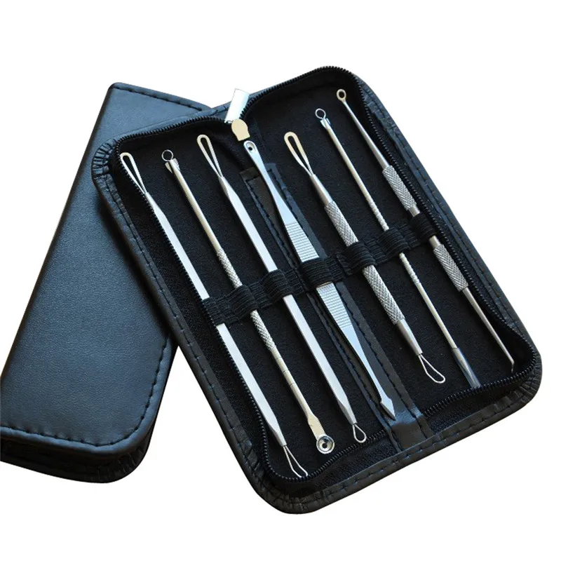 

Blackhead Whitehead Facial Acne Spot Pimple Remover Extractor Tool Kit