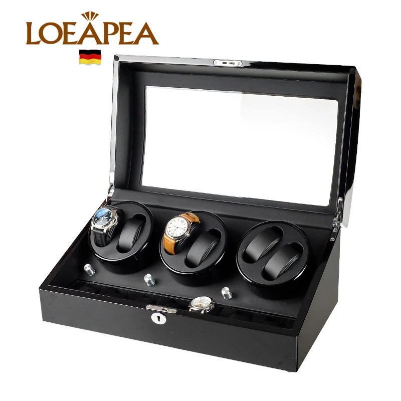 自動ウォッチワインダーボックス6 7腕時計リールワインダー日本マブチモーターで5モデル制御木製ボビンワインダーボックス Watch Winder Winder Boxwatch Winder 6 Aliexpress