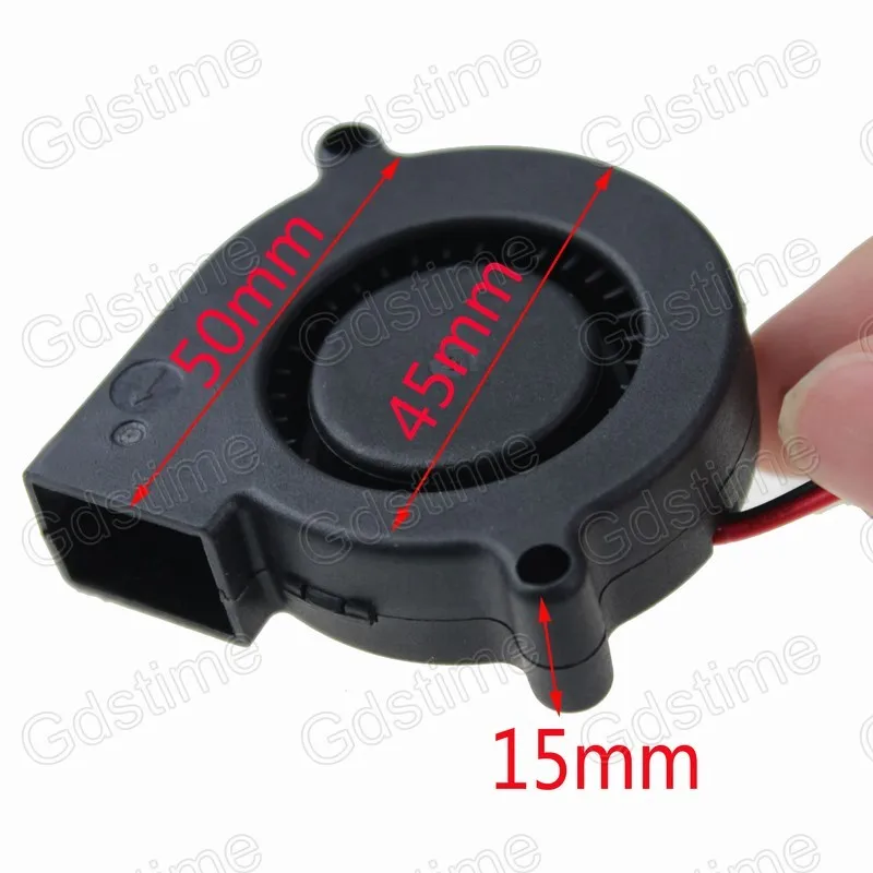

Gdstime 100PCS Lot DC 24V 50mm x 50mm x 15mm 5015 Brushless Exhaust Cooling Cooler Blower Fan Factory Wholesale