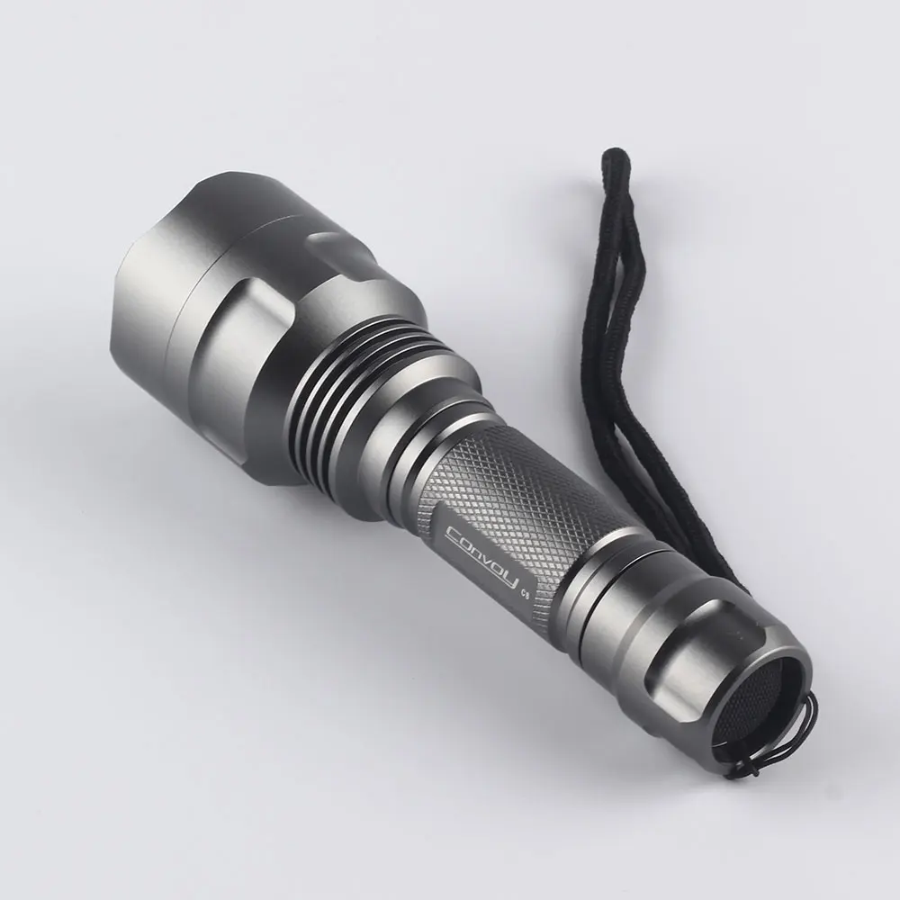 Серый фонарик Convoy C8|flashlight host|convoy c8c8 host |