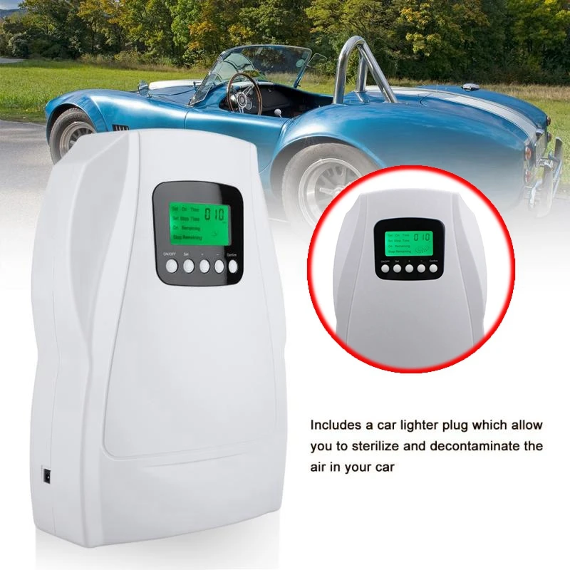 Портативный генератор озона 110 для очистки воды фруктов овощей машина для очистки свежего воздуха воздухоочиститель-ионизатор-Us Plug
