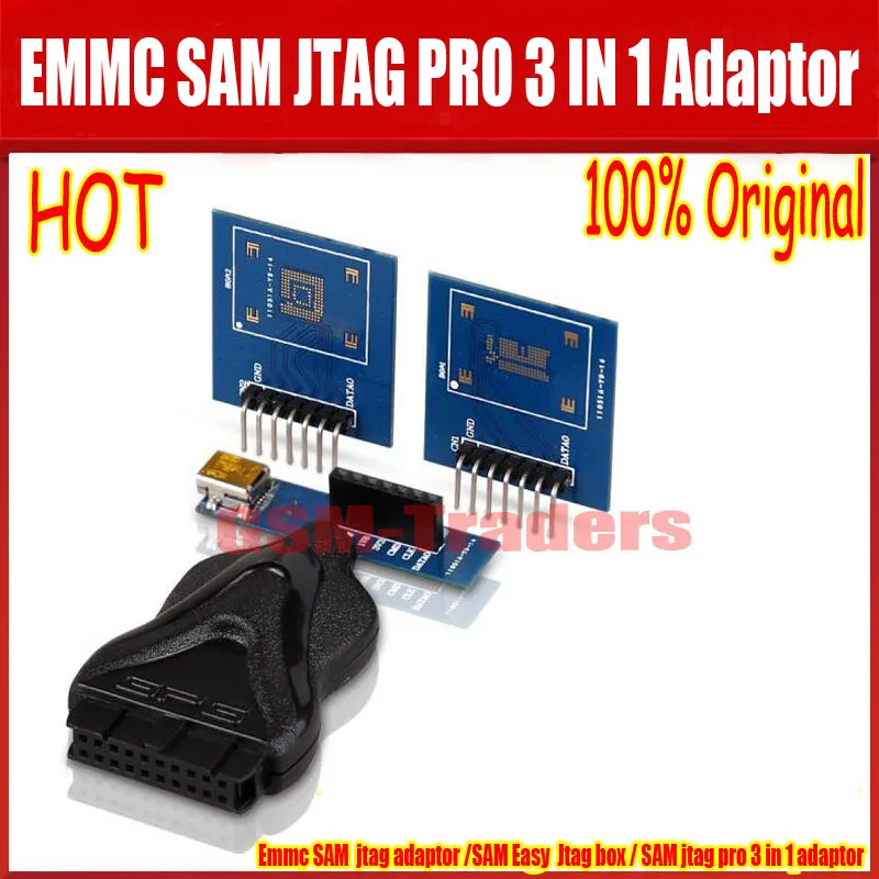 100% оригинальный адаптер GPG легкий JTAG BOX Emmc box 3 в 1 | Мобильные телефоны и аксессуары