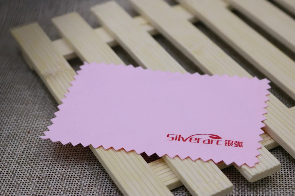 500x Quality Jewelry Cleaning Polishing Cloth Brass Polisher for Platinum Silver Gold Cleaner Free Custom Logo Printed Jewelry Tools