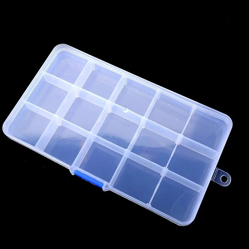 Пластиковый органайзер для конфет 15 отделений|organizer beads|plastic compartmentbox seal |