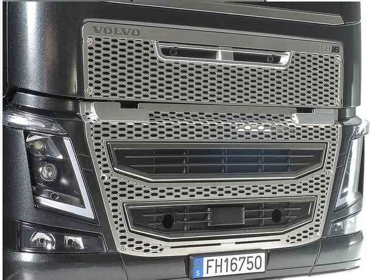 

Front grim face grille/cover for Tamiya 1/14 Tractor Trucks Volvo FH16 FH12 Globetrotter 750 6X4 Timber Truck EP Car Kit #56360