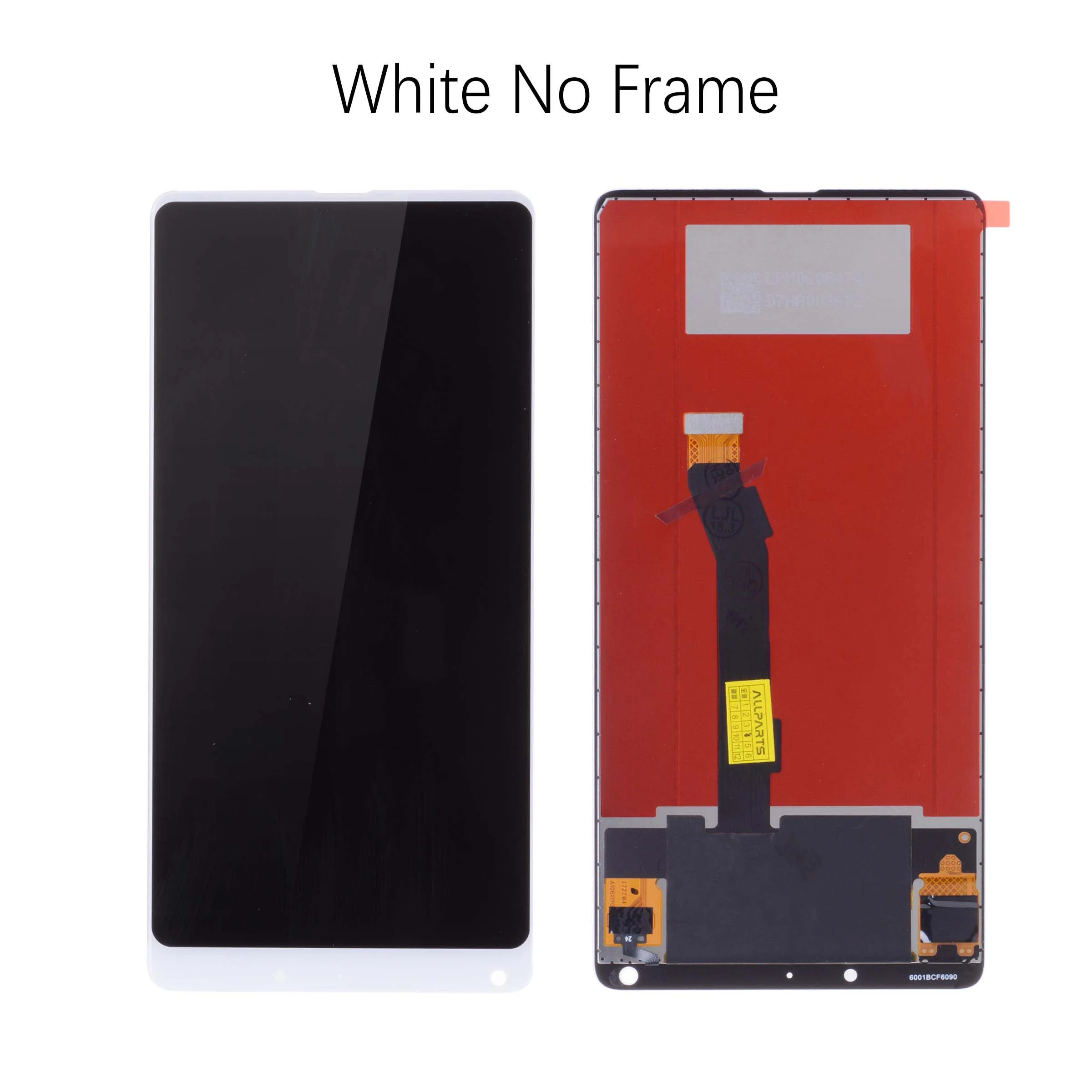 Сплей для XIAOMI Mi MIX 2 LCD в сборе с тачскрином 5.99'' черный белый - Цвет: White No Frame