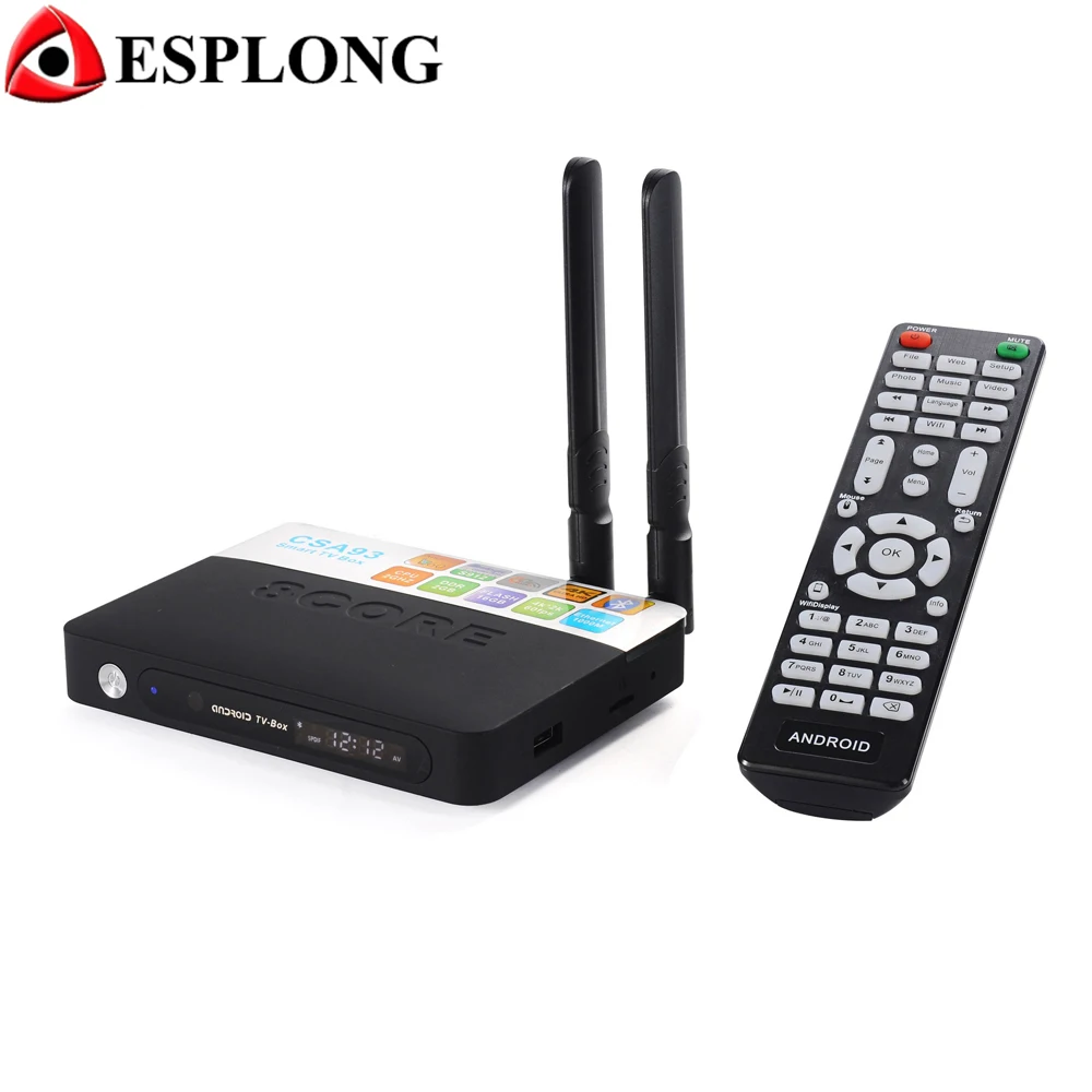 

CSA93 Amlogic S912 Octa Core Android 6.0 TV Box 3GB DDR3 32GB ROM Smart Media Player 2.4G/5.8G Dual WiFi 4K Bluetooth 4.0 TV Box