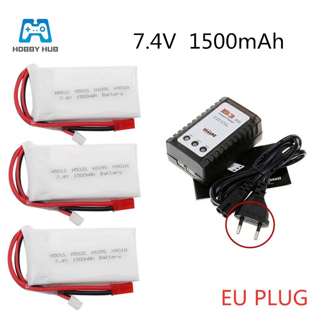 Для H501 7 4 v 1500 mAh 2S Lipo BettaryS H502S H109S H901A передатчик RC батарея li ion пульт дистанционного
