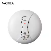 wofea 5pcs/lot 433Mhz/315Mhz Wireless Fire Smoke Detector Alarm Sensors Home Security System