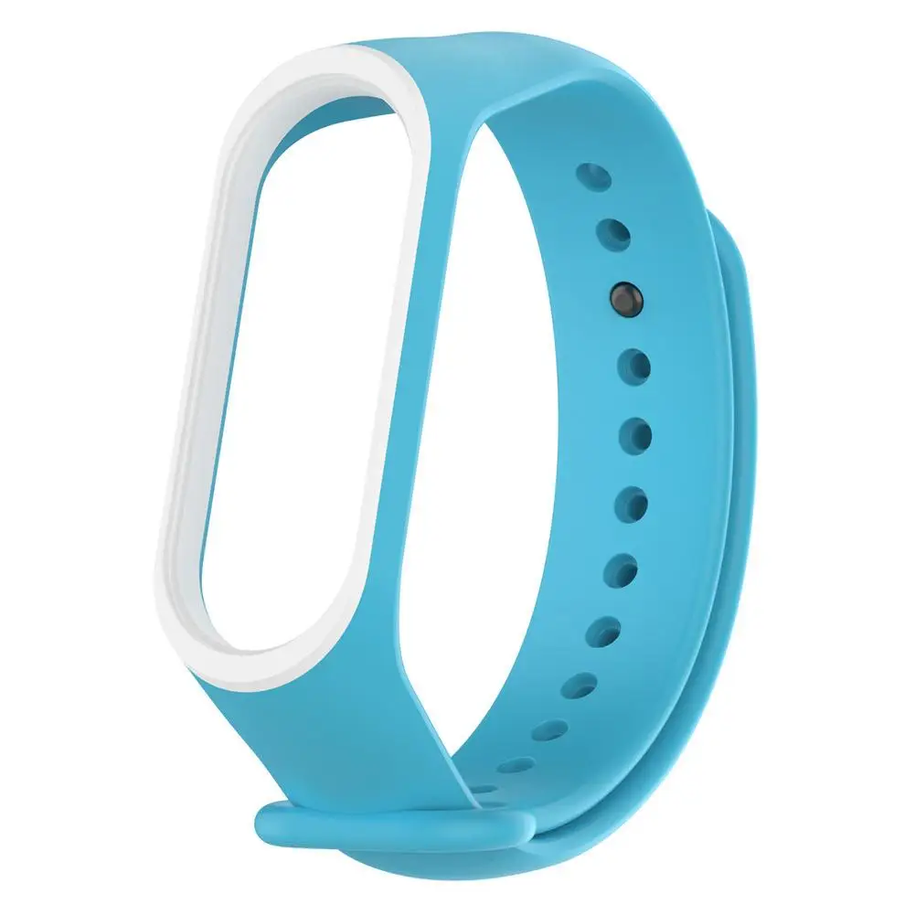 

Newest Dual Color Silicone Replacement Wristband Watch Band Strap For MiBand 4 Mi Band 4 MiBand 3 Xiaomi 4/3 Smart Bracelet
