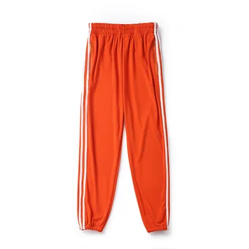 

casual pants patchwork elastic wasit hot sale 2020 new arrive 2 kinds women long trousers 1984