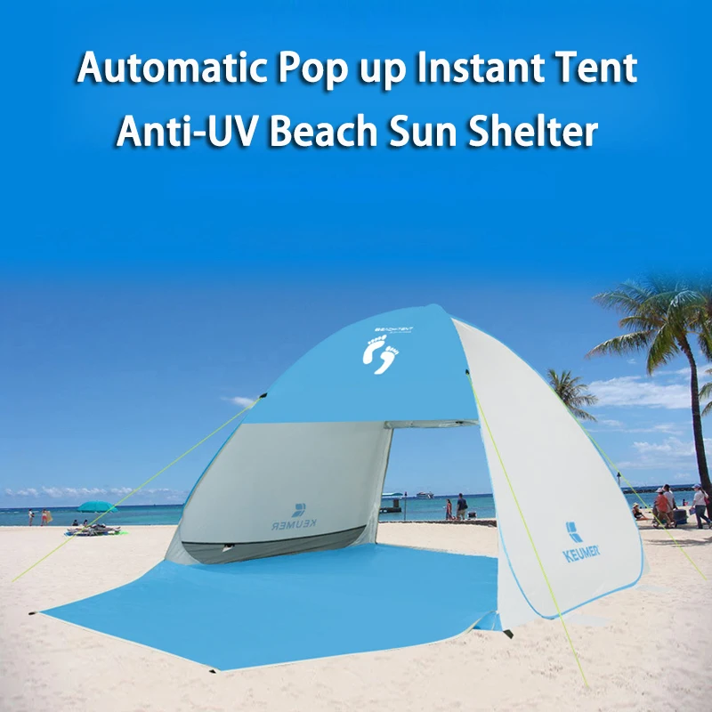 Barraca de Praia Instant Pop up Cabana 2 4 Pessoa Camping Caminhadas Pesca Picnic Anti uv Praia Tenda Sol Abrigo Dossel Quick Configurar 2 2-4 Pessoa Camping Caminhadas Pesca Picnic Anti