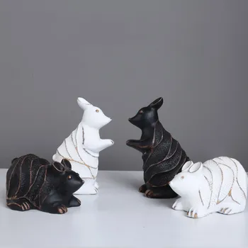 

Laoshu Decoration Crafts Wedding Decoration Study Room Living Room TV Cabinet Pendulum Piece Home Decoration Accessories